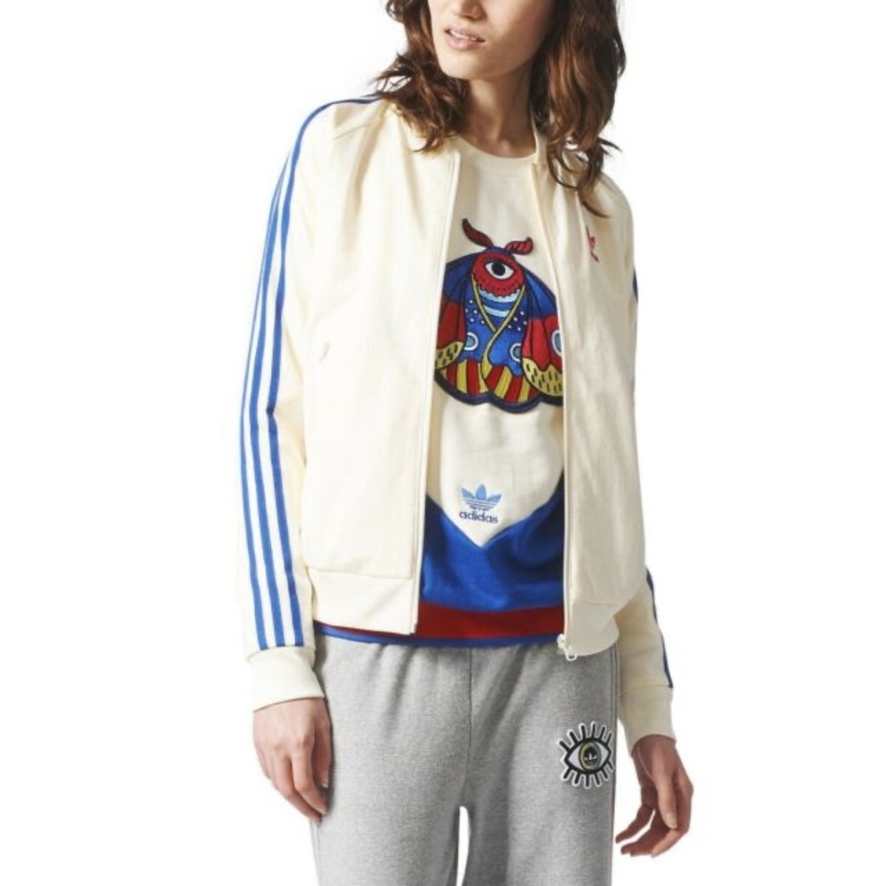 • rare Adidas limited edition adi dassler embroidered bomber jacket • - Picture 12 of 16